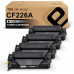HP 26A CF226A Toner Cartridge Replacement 4 Packs
